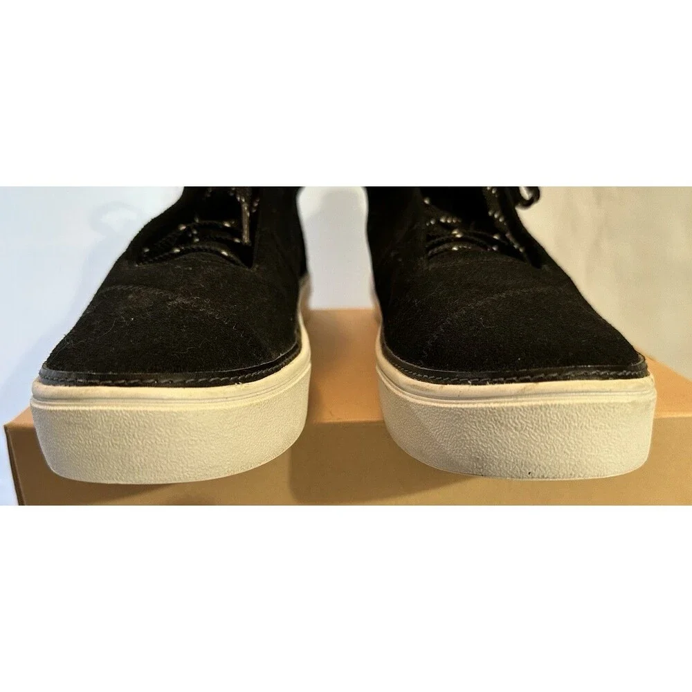 TOMS Riley Mid-Top Sneaker Women’s 9.5 Black Suede OrthoLite NWT